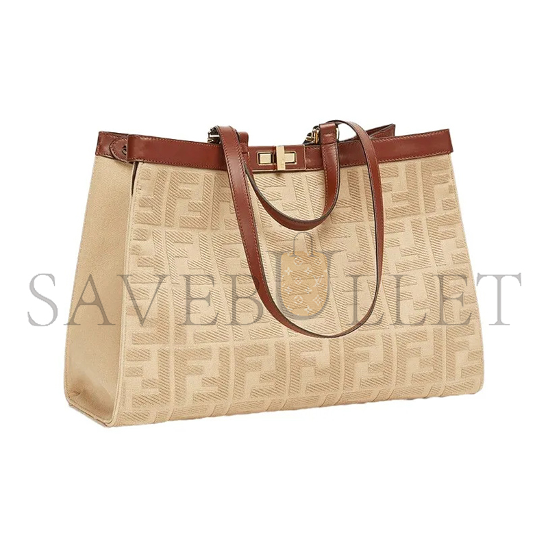 F**di x-tote fabric beige 8bh374a9p6f1e1a (41*28*16cm)